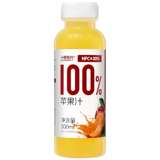 小橙有约100%苹果汁300ml