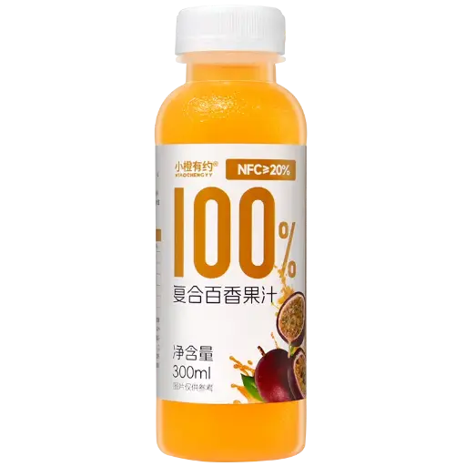小橙有约复合百香果汁300ml