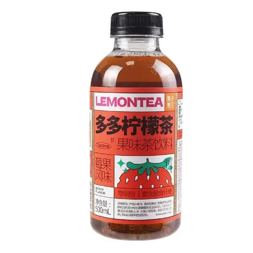 果子熟了多多柠檬茶草莓味500ML
