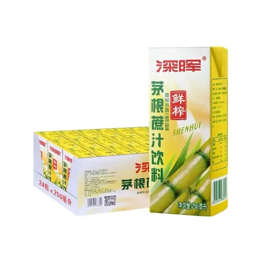 [A6909548500949] 【整箱】深晖 马蹄爽茅根甘蔗汁 250ml*24