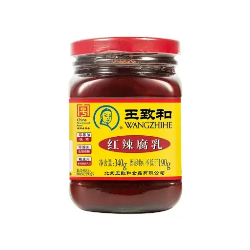 [6907592000040] 王致和 红辣腐乳 340g