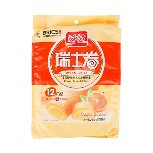 [A6920912355750] 盼盼 瑞士卷 香橙味 240g
