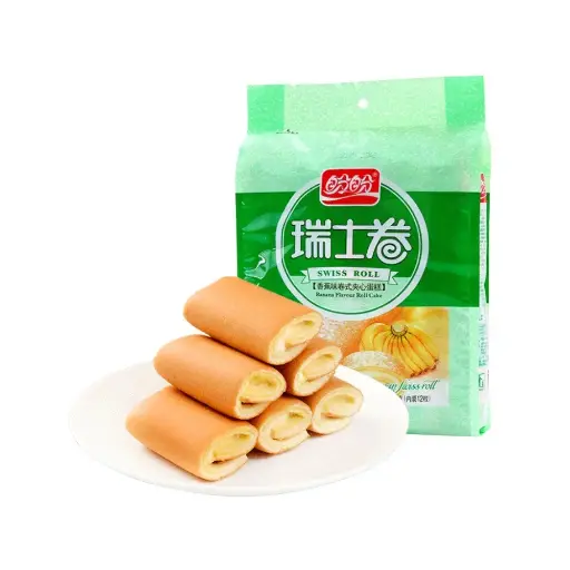 [A6920912355767] 盼盼 瑞士卷 香蕉味 240g