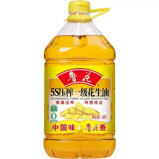 [A6916168616813] #鲁花 5S压榨一级花生油 4L