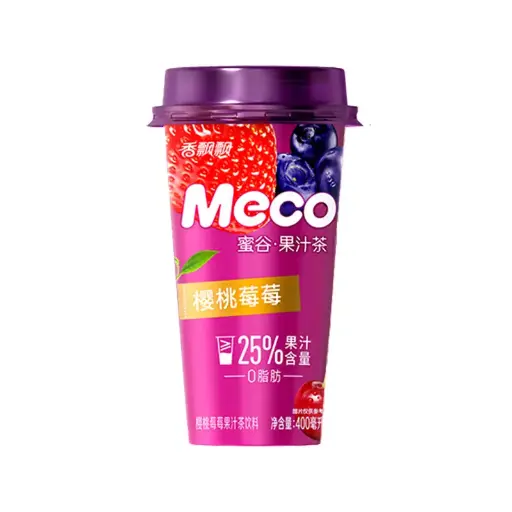 香飘飘蜜谷果汁茶樱桃莓莓400ML