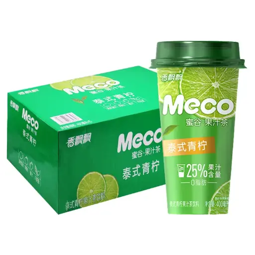 香飘飘蜜谷果汁茶泰式青柠400ML