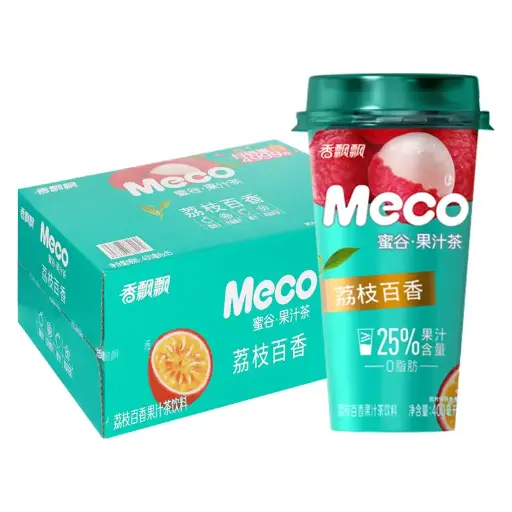 香飘飘蜜谷果汁茶荔枝百香400ML