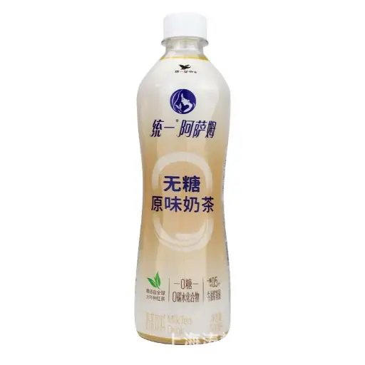 统一阿萨姆无糖原味奶茶500ml