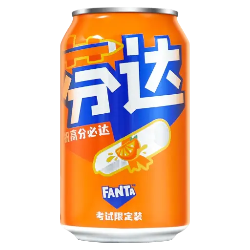 可口可乐 芬达橙味汽水330ml