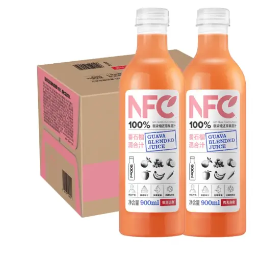 【整箱】农夫山泉 100%NFC番石榴混合汁 900ml*12瓶/箱