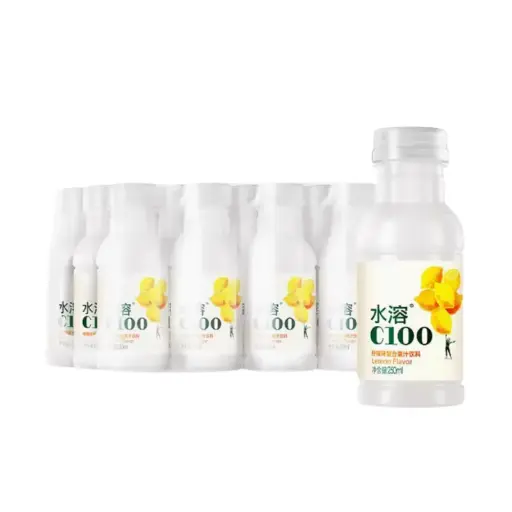 【整箱】农夫山泉 水溶C100 柠檬味复合果汁饮料 250ml*12瓶/箱
